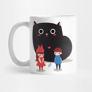 Love Cat And Lover Mug